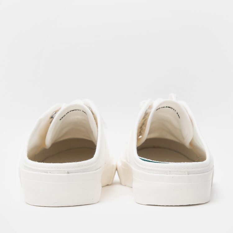 Easy Canvas Mule Sneakers White