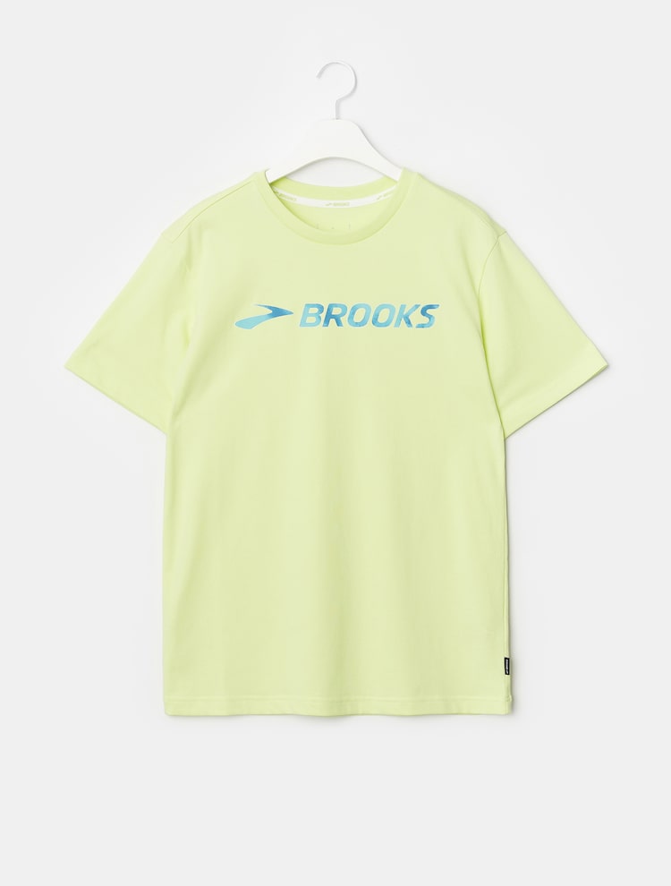 브룩스(BROOKS) [BROOKS Pride Tshirts] Unisex 그라데이션 그래픽 티셔츠 화이트 (BX1442S421)