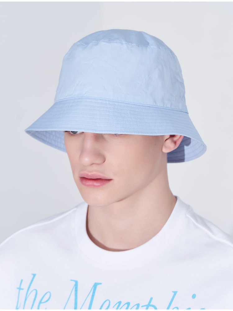 Kijima Takayuki-Thomas Mason Bucket Hat (Plain) - Blue│삼성물산 