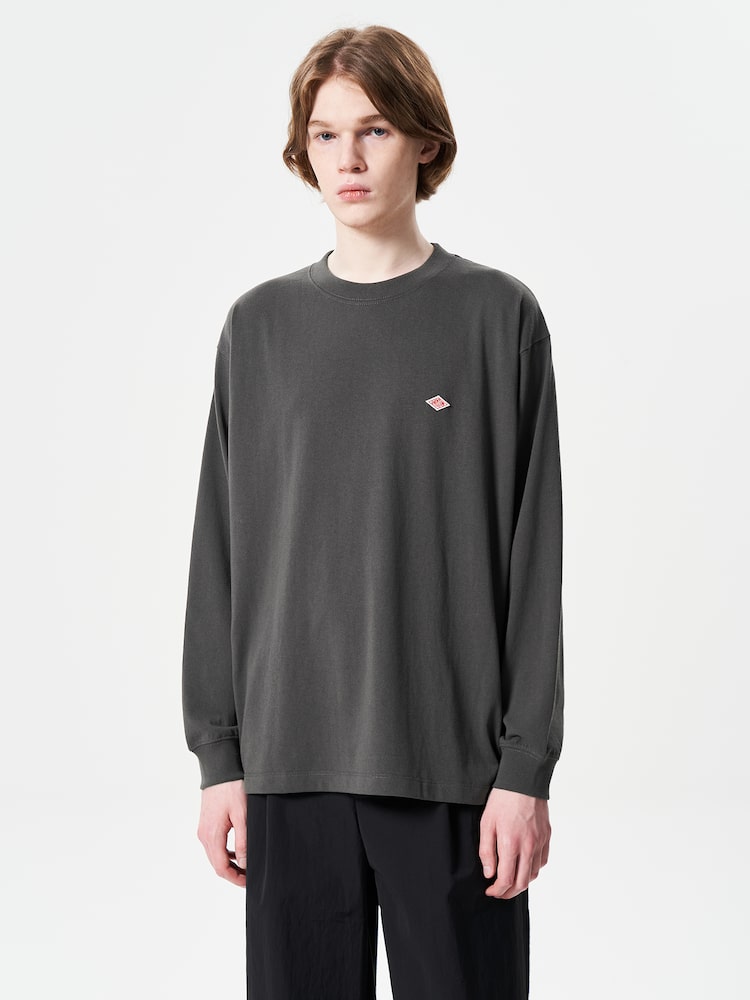 Danton-Men Long Sleeve T-Shirt - Charcoal│삼성물산 온라인몰 SSF Shop
