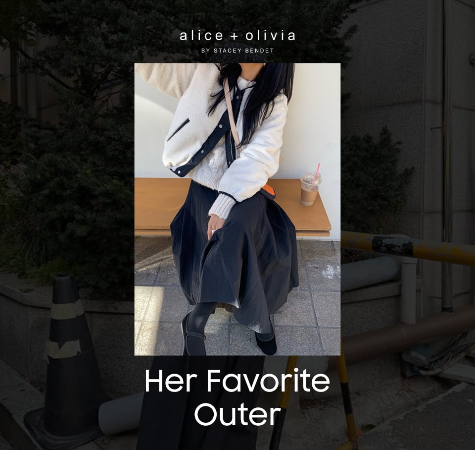 Alice + Olivia] Her Favorite Outer│삼성물산 온라인몰 SSF Shop.com